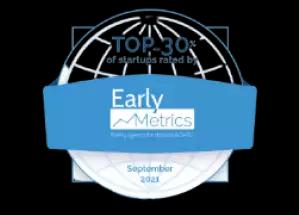 Top 30% startups rated by Early Metrics